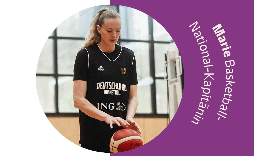 Bild von Marie, Basketball-National-Kapitänin