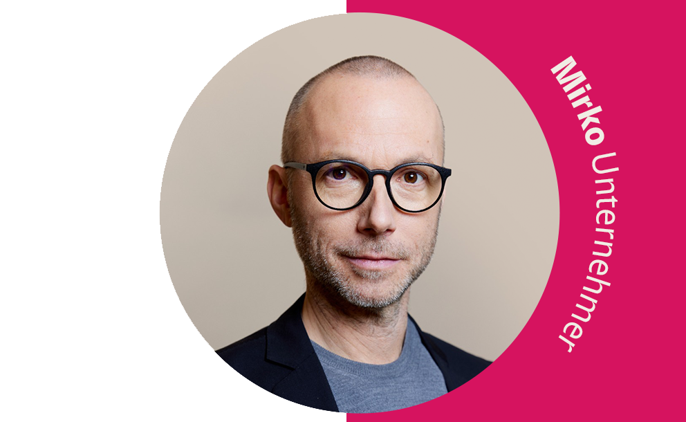 Portrait von dem Unternehmer Mirko